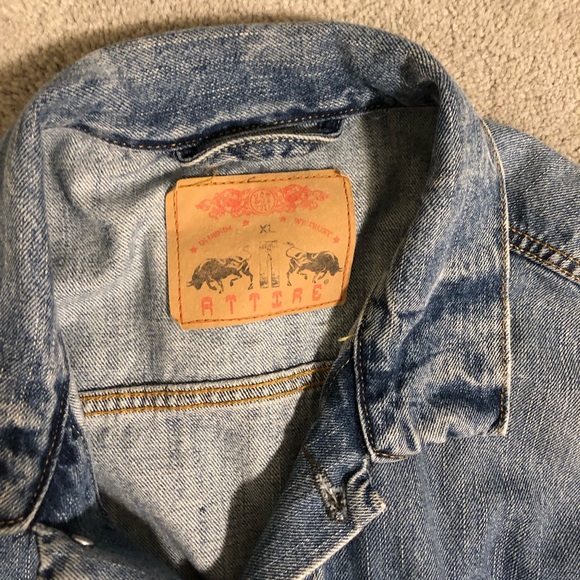 Oversized denim jacket - Picture 3 of 6